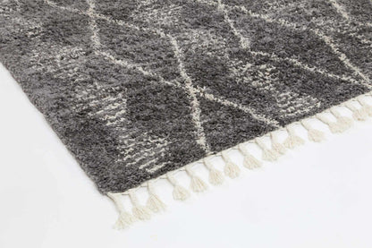 Kasbah Zara Tribal Grey Cream Rug