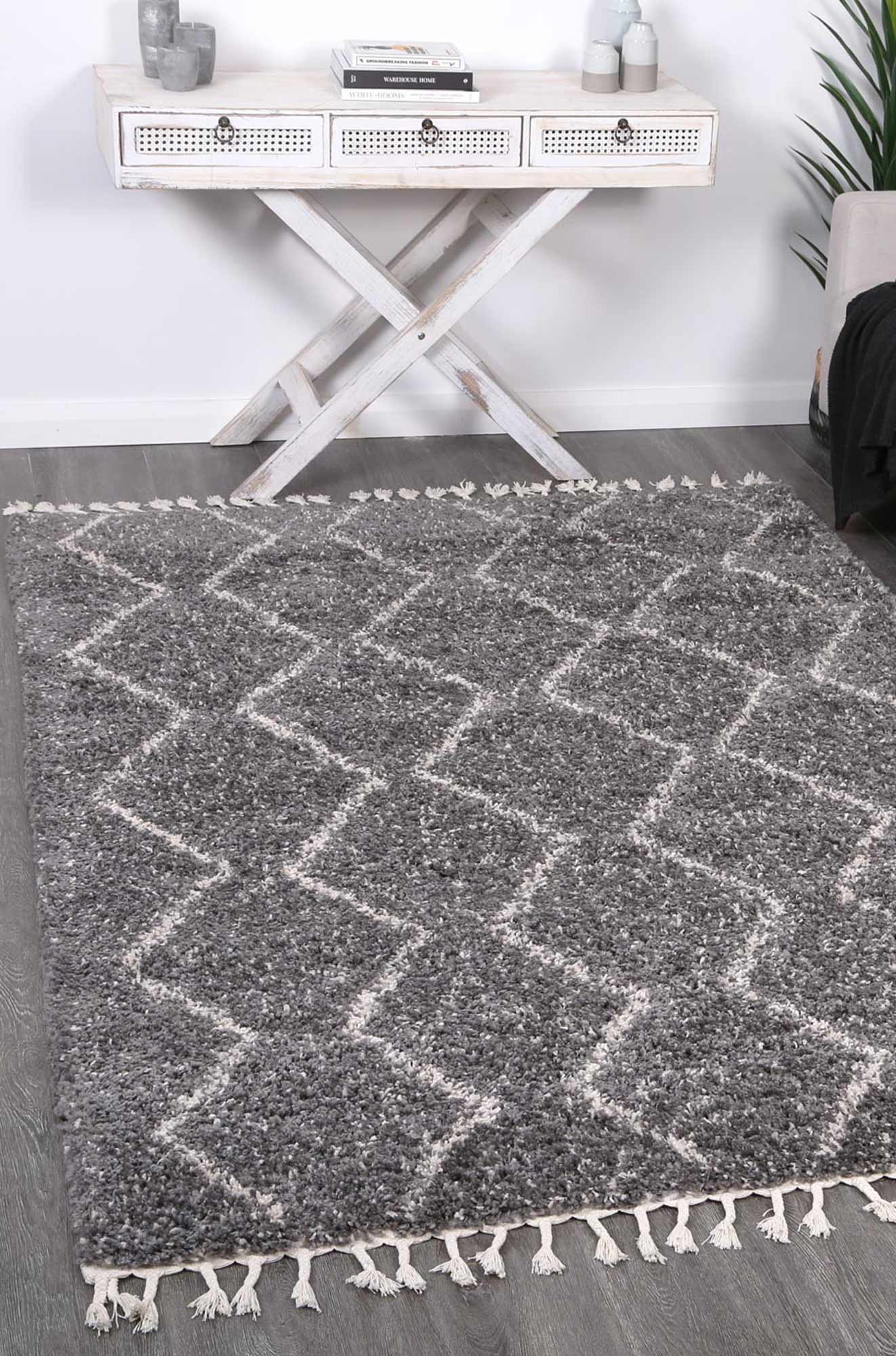 Kasbah Levi Fleck Tribal Grey Rug