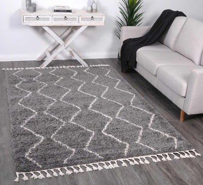 Kasbah Levi Tribal Grey Rug