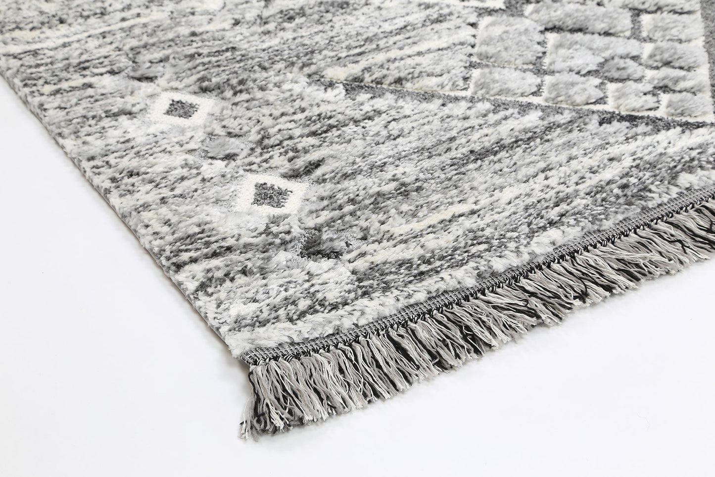 Kaza Tribal Tek Cream Grey Rug