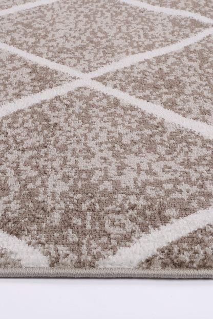 Kimberley Trellis Mocha Contemporary Rug