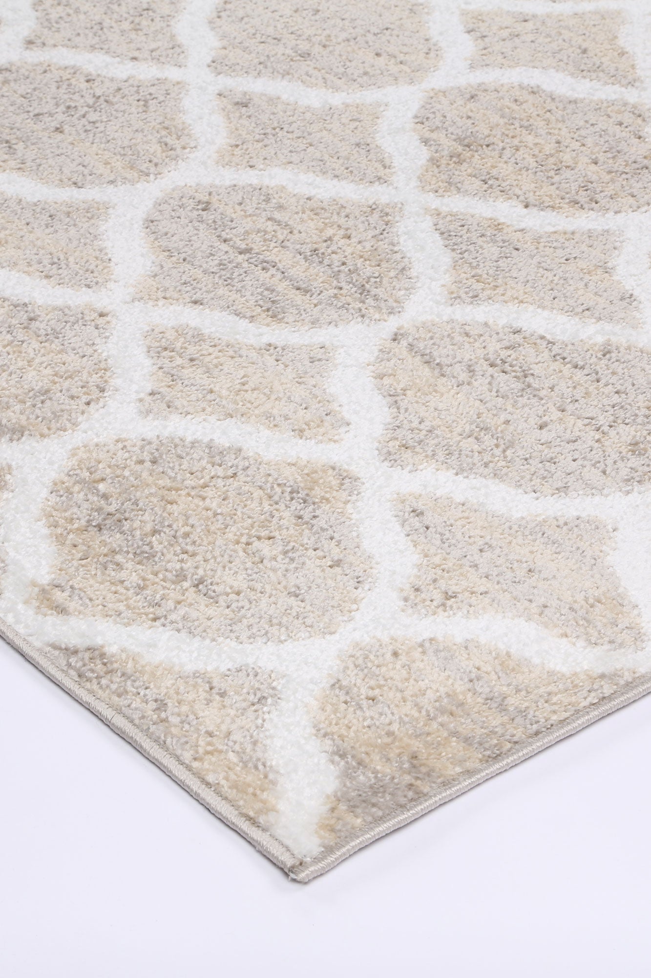 Kimberley Repeat Latte Contemporary Rug