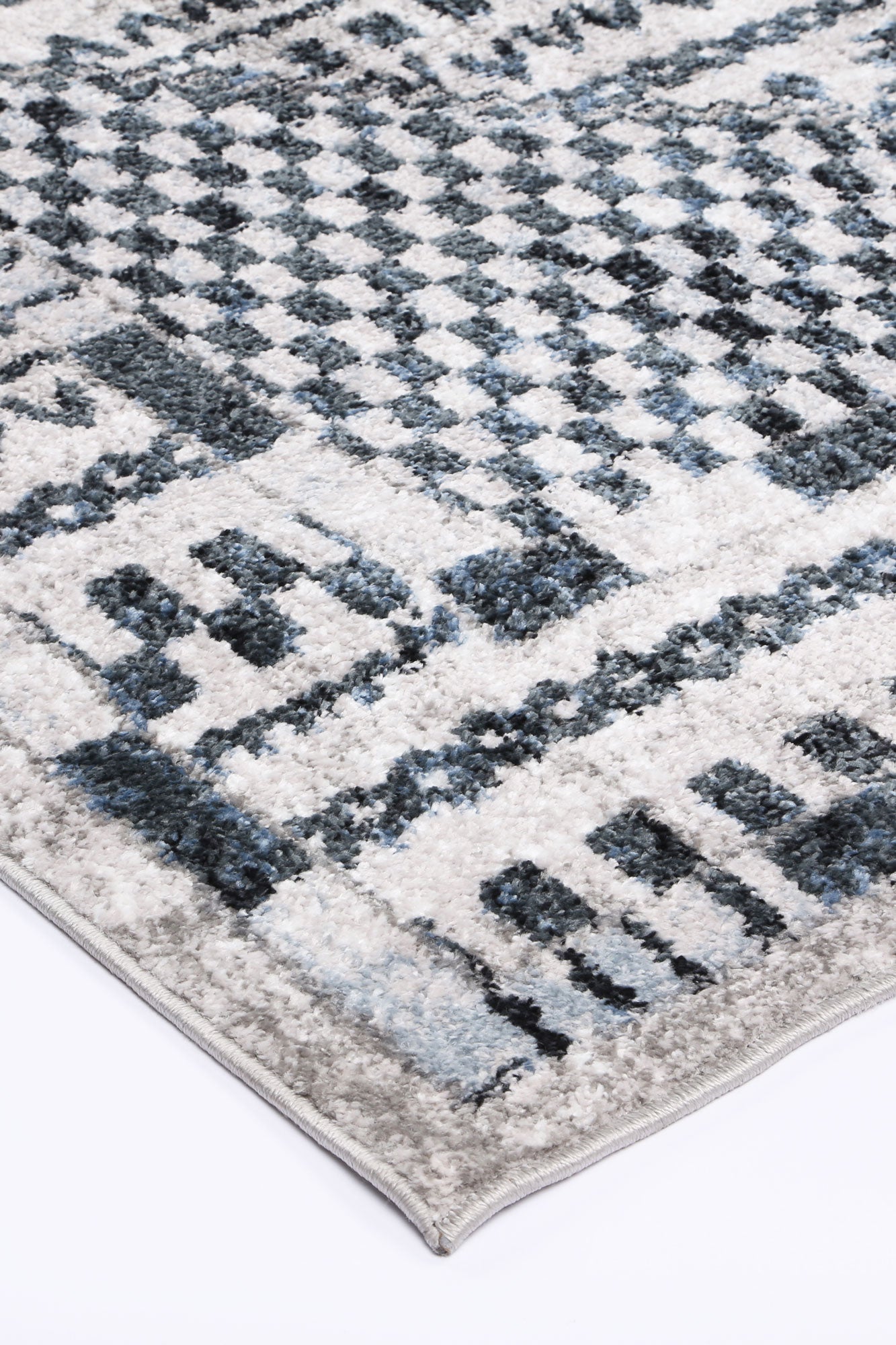 Kimberley Aztec Blue Contemporary Rug