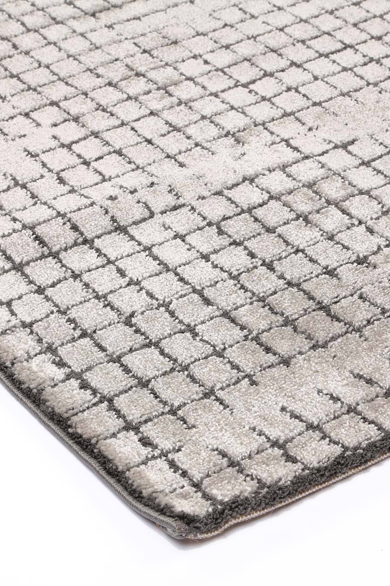 Legend Bacchus Geometric Grey Rug