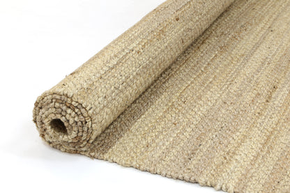 Malmo Stipe Natural Jute Rug Beige