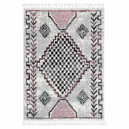 Mansour Tocapus Blush Geometric Rug