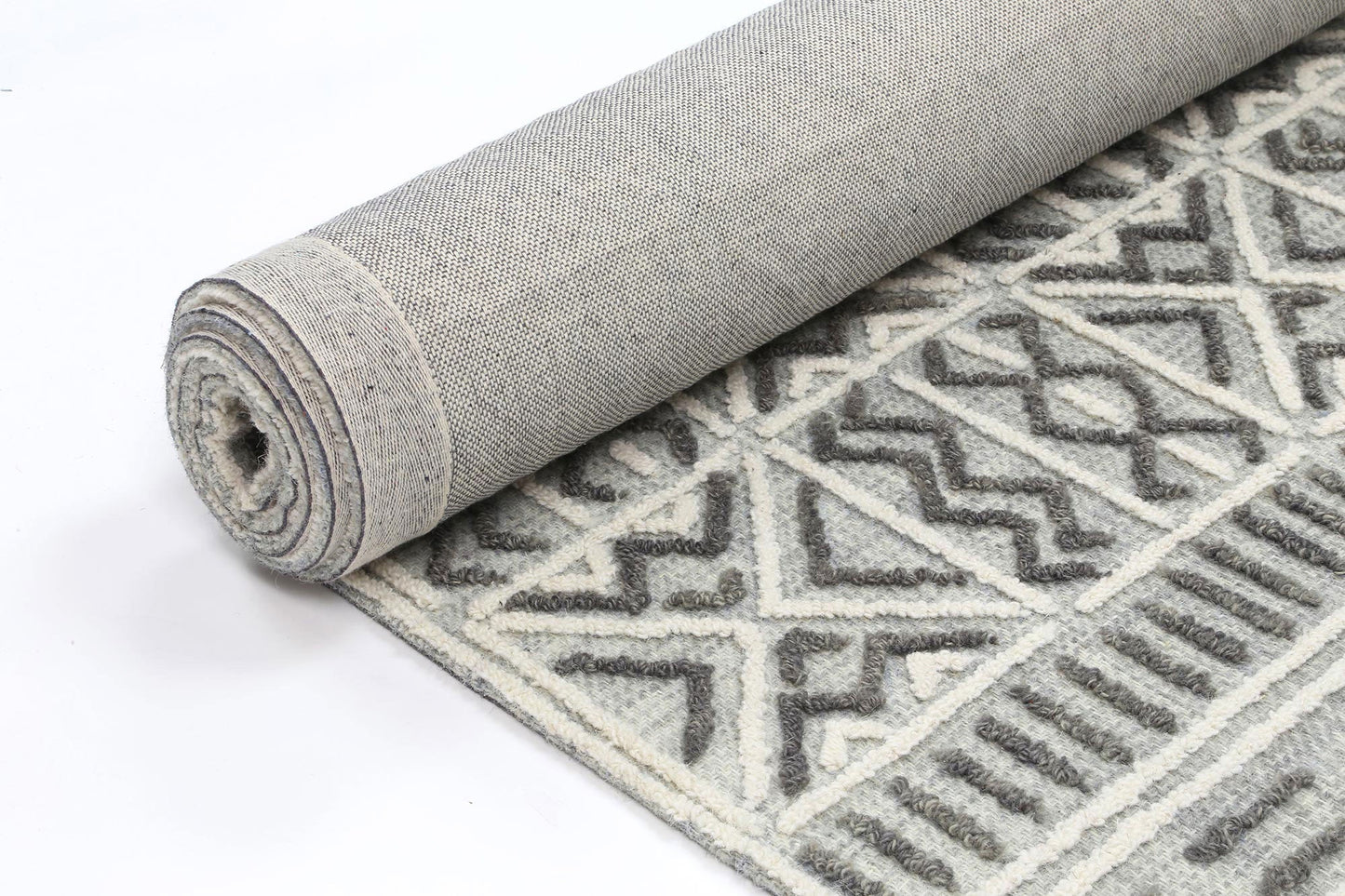 Marbella Cordoba Grey Contemporary Rug