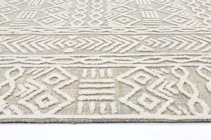 Marbella Lucena Beige Contemporary Rug