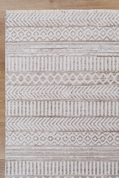 Maryland KermanBeige Tribal Soft Rug