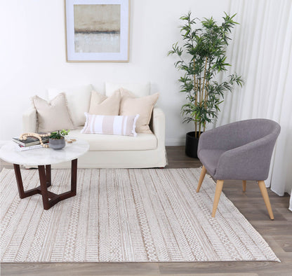 Maryland KermanBeige Tribal Soft Rug