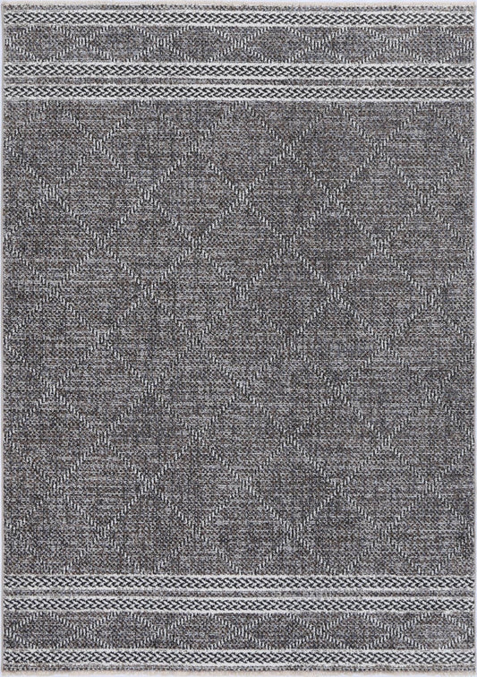 Maryland Aleppo Charcoal Contemporary Soft Rug