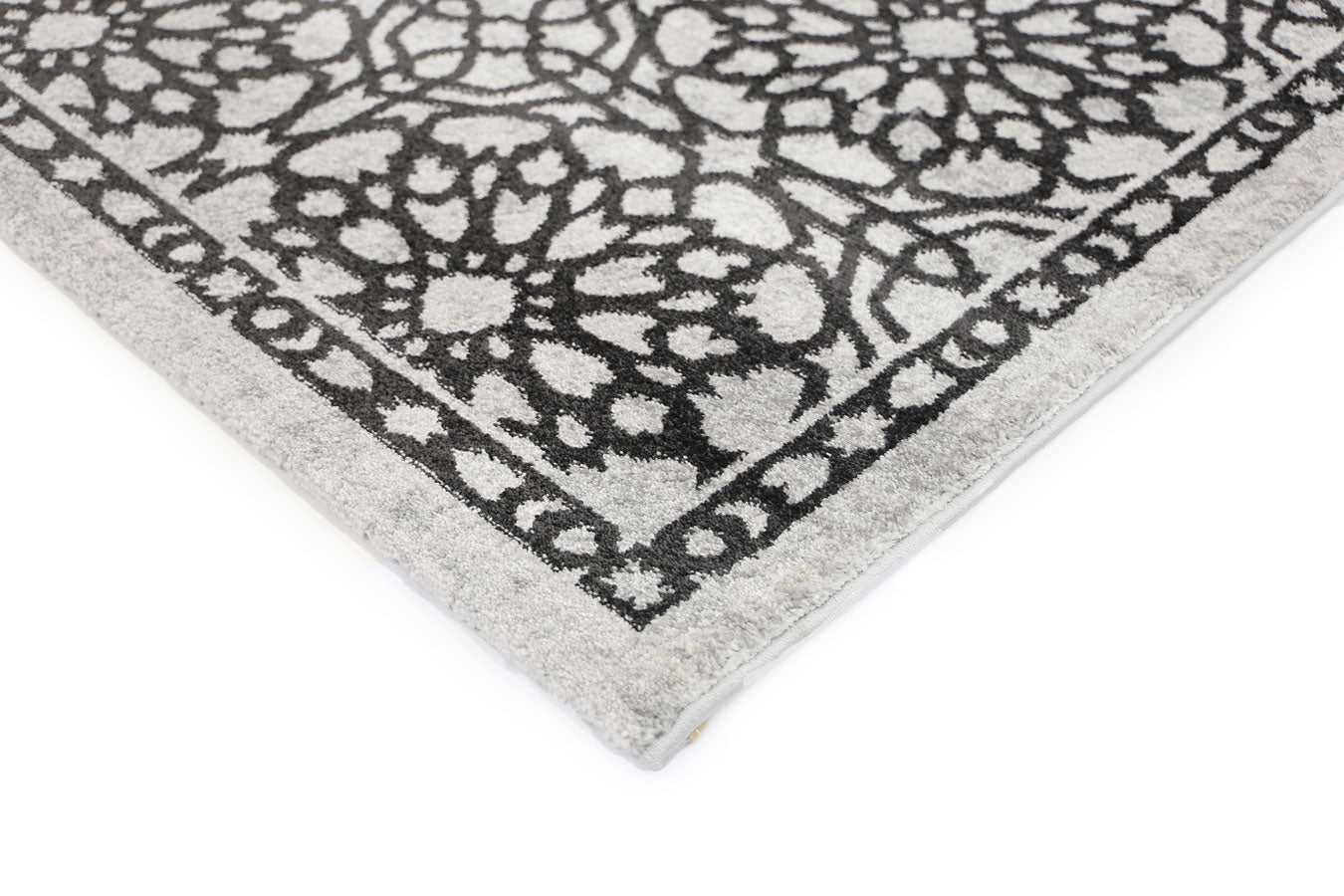 Matisse Dark Grey Demask Rug