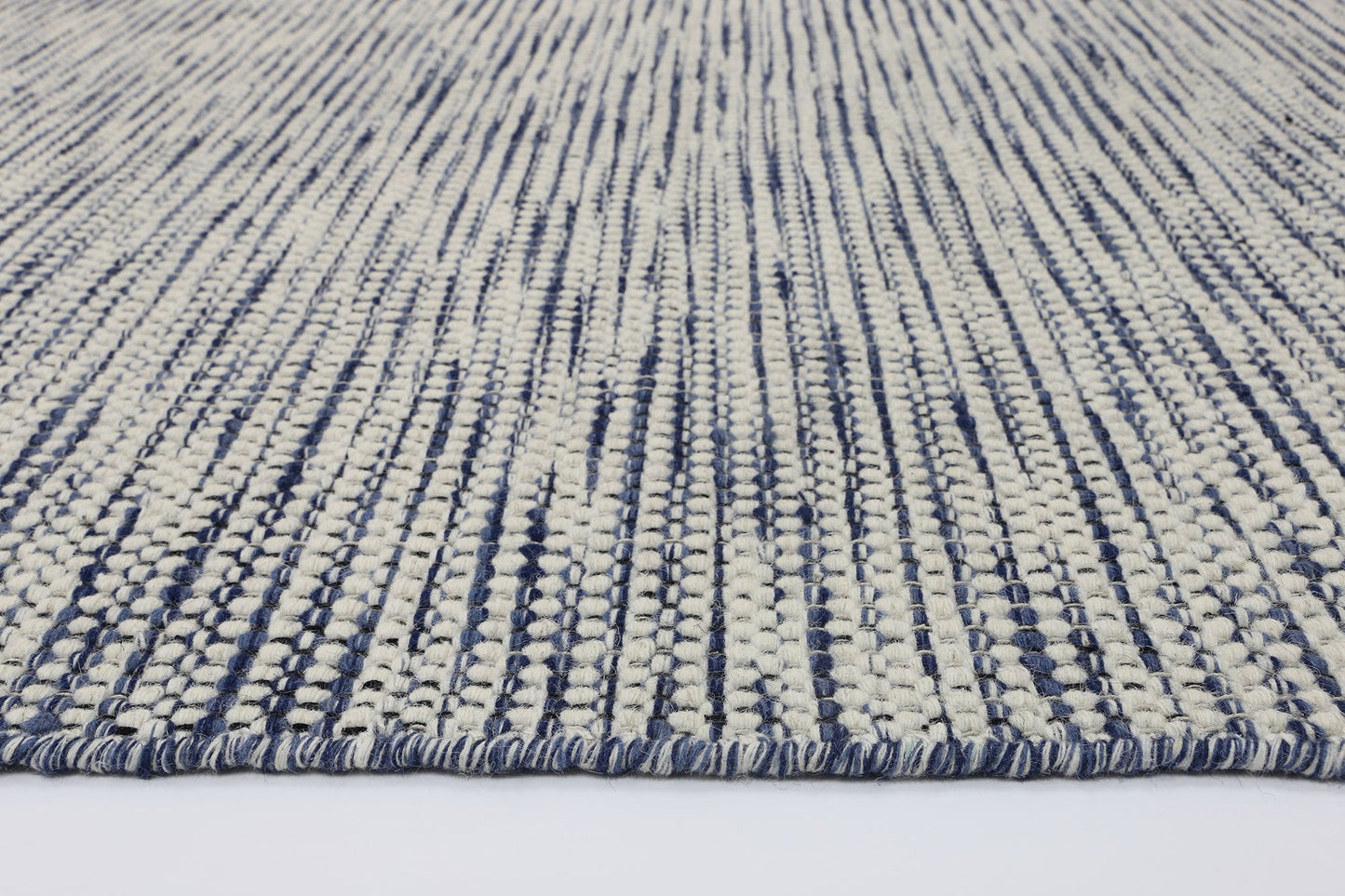 Nordic Blue Reversible Wool Rug