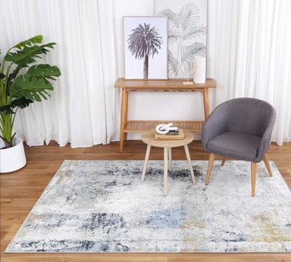 Oporto Savannah Multi Abstract Soft Rug