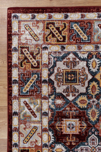 Oporto Dalian Multi Traditional Soft Rug