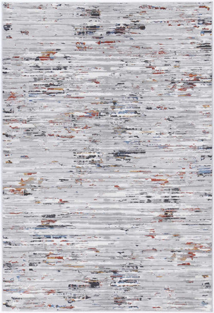 Porto Thomas Grey & Multi Abstract Rug