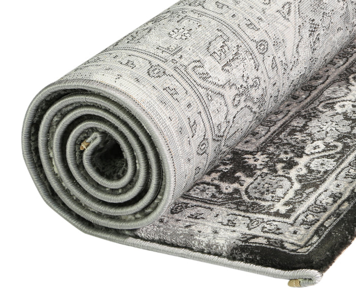 Prague Teresa Charcoal Traditional Rug