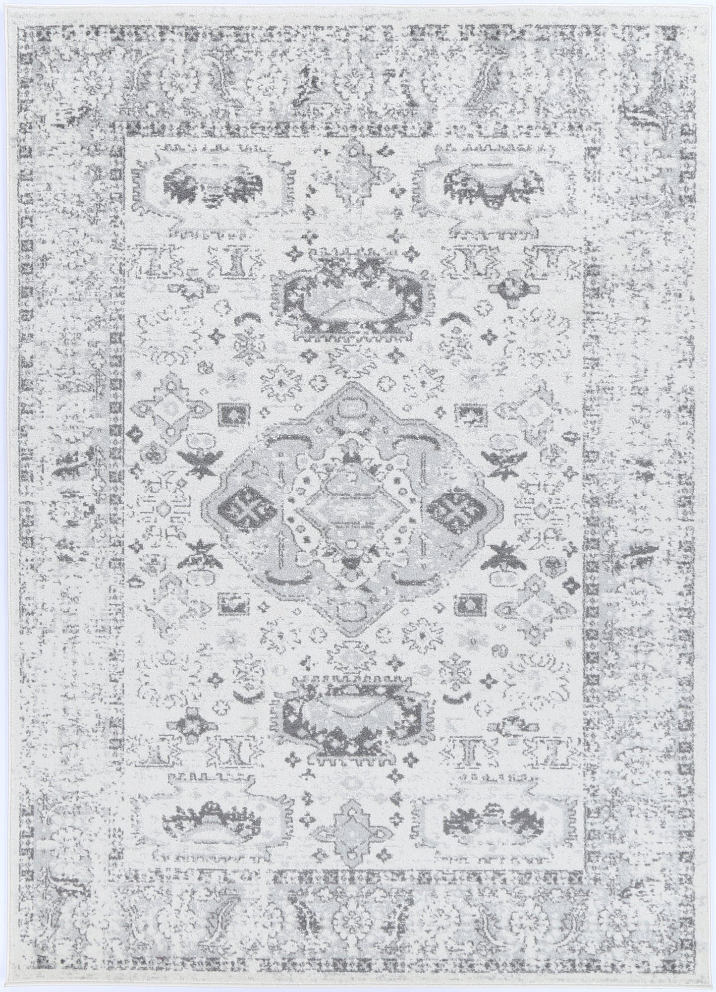 Provence Trellis Cream & Light Grey Rug