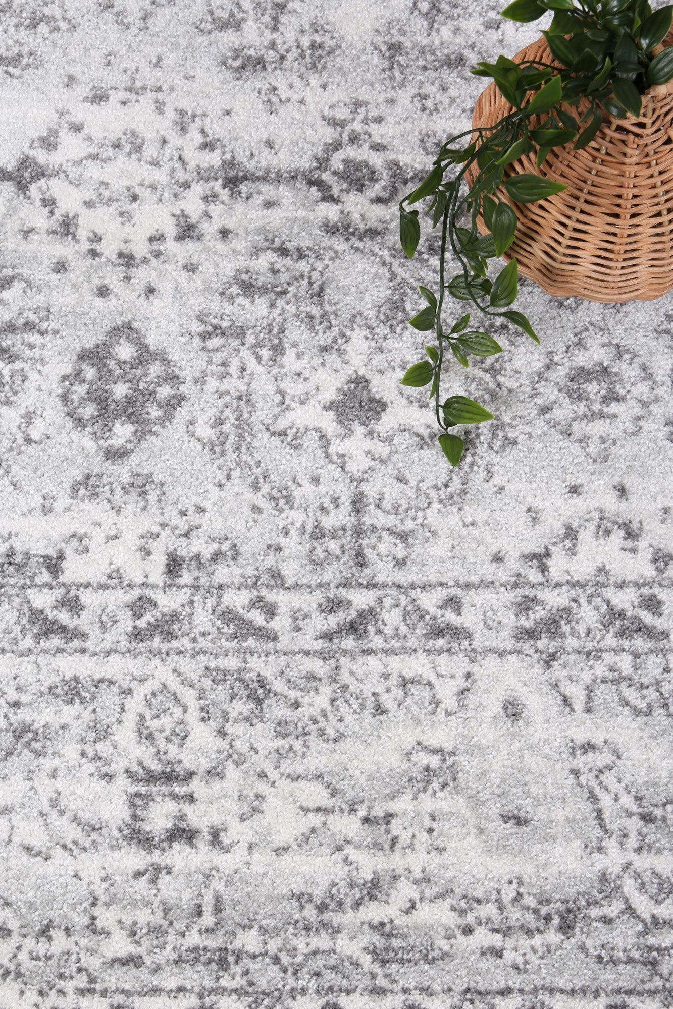 Provence Montpellier Grey Traditional Rug