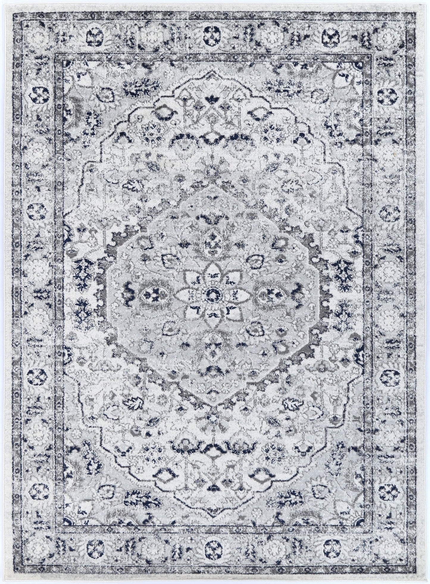 Provence Perols Grey Traditional Rug