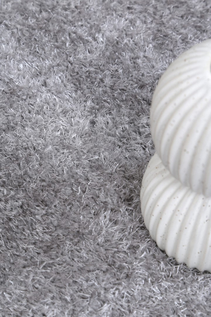 Puffy Soft Shag Grey Rug