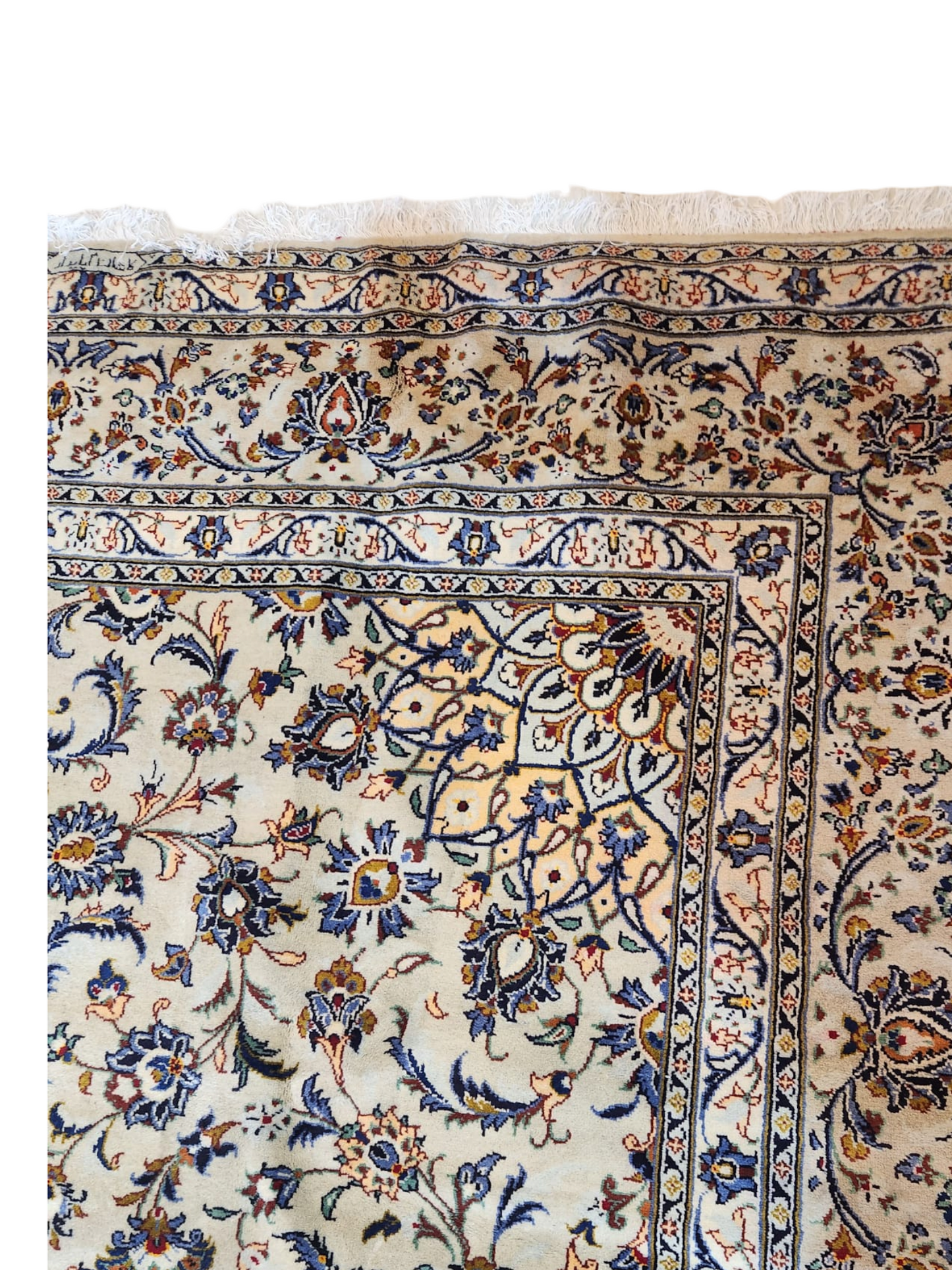 Kashan Persian Rug lamb's wool 350x250cm