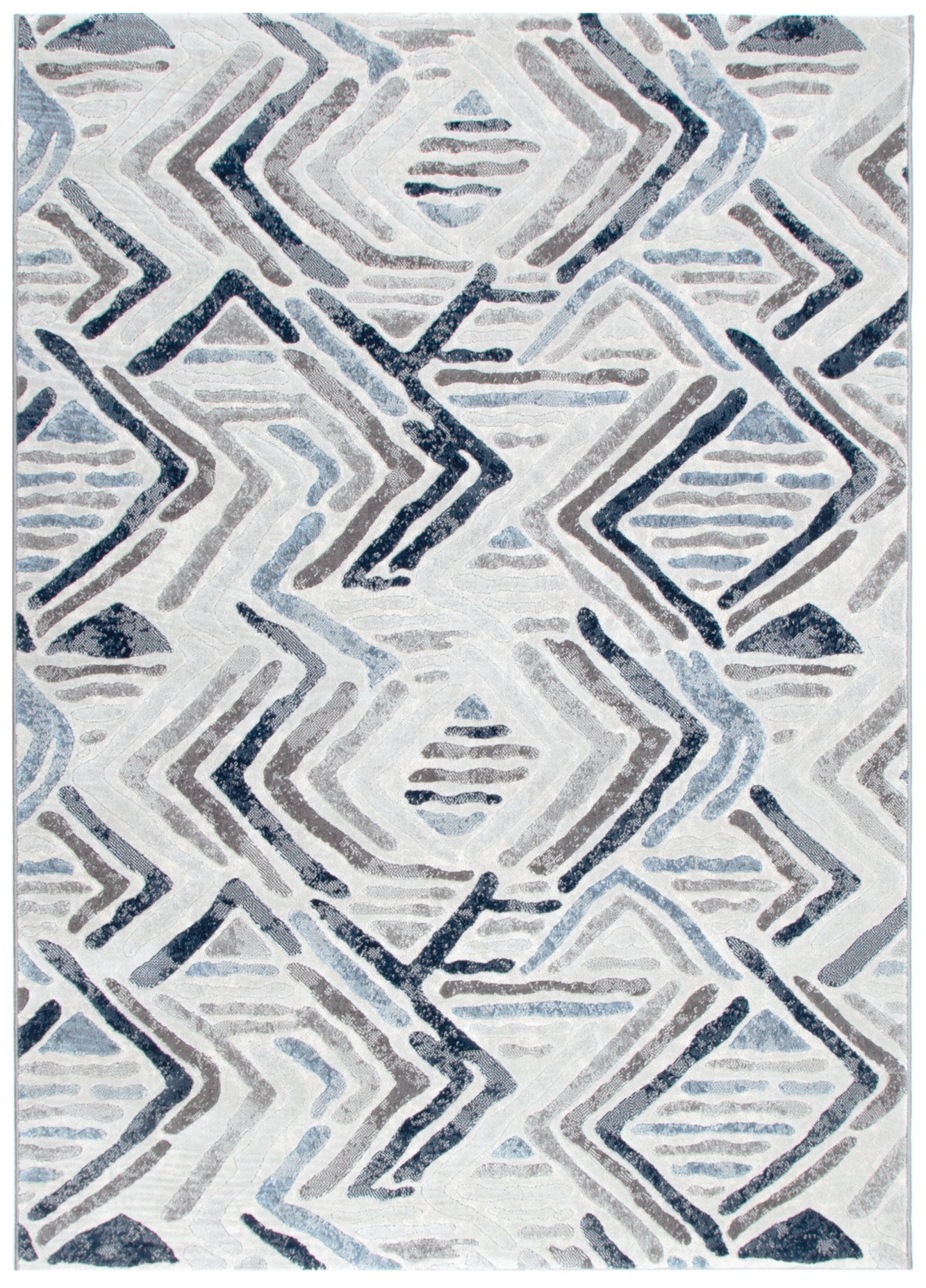 Ruby Diamond Blue Grey Rug