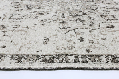 Rustic Medallion Ash Transitional Rug