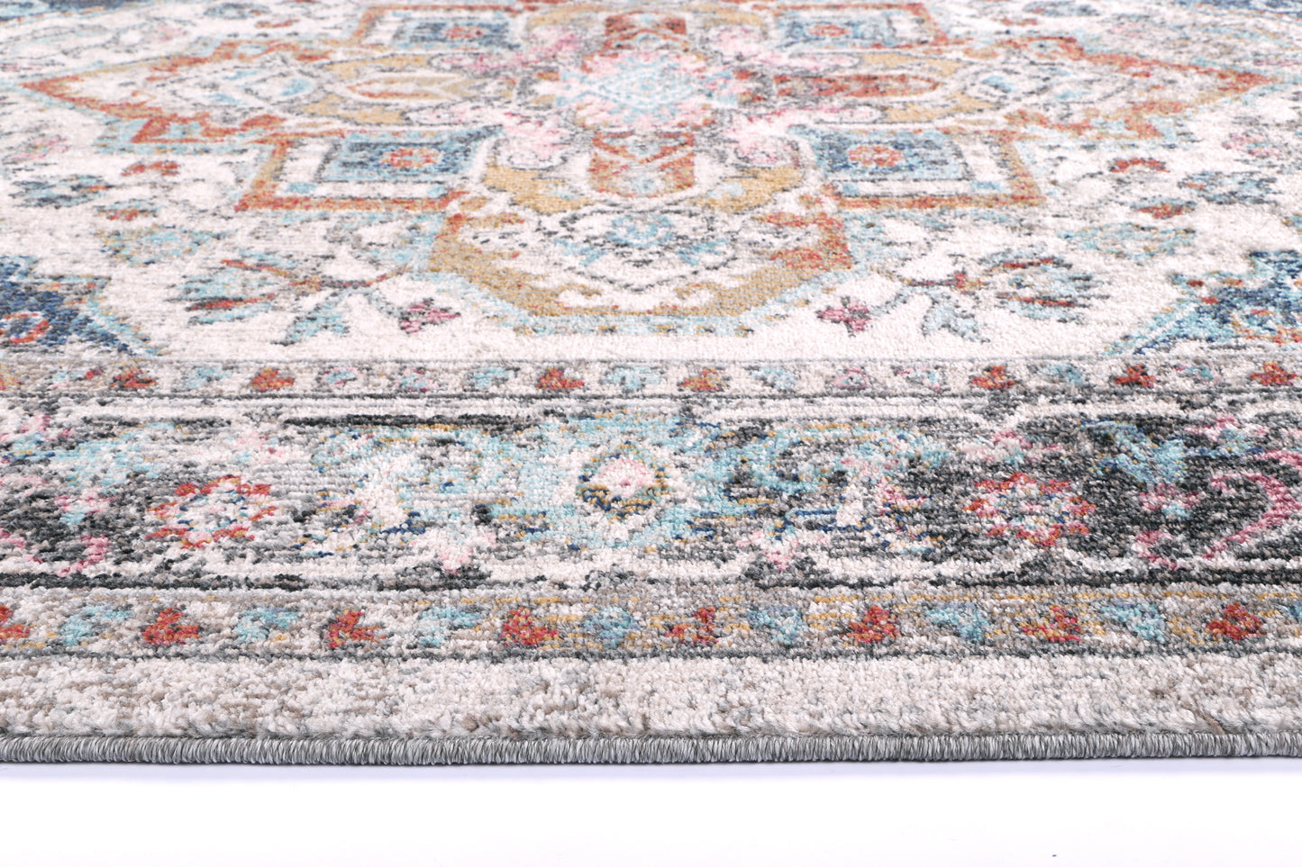 Salsa Yanet Ivory & Multi Rug