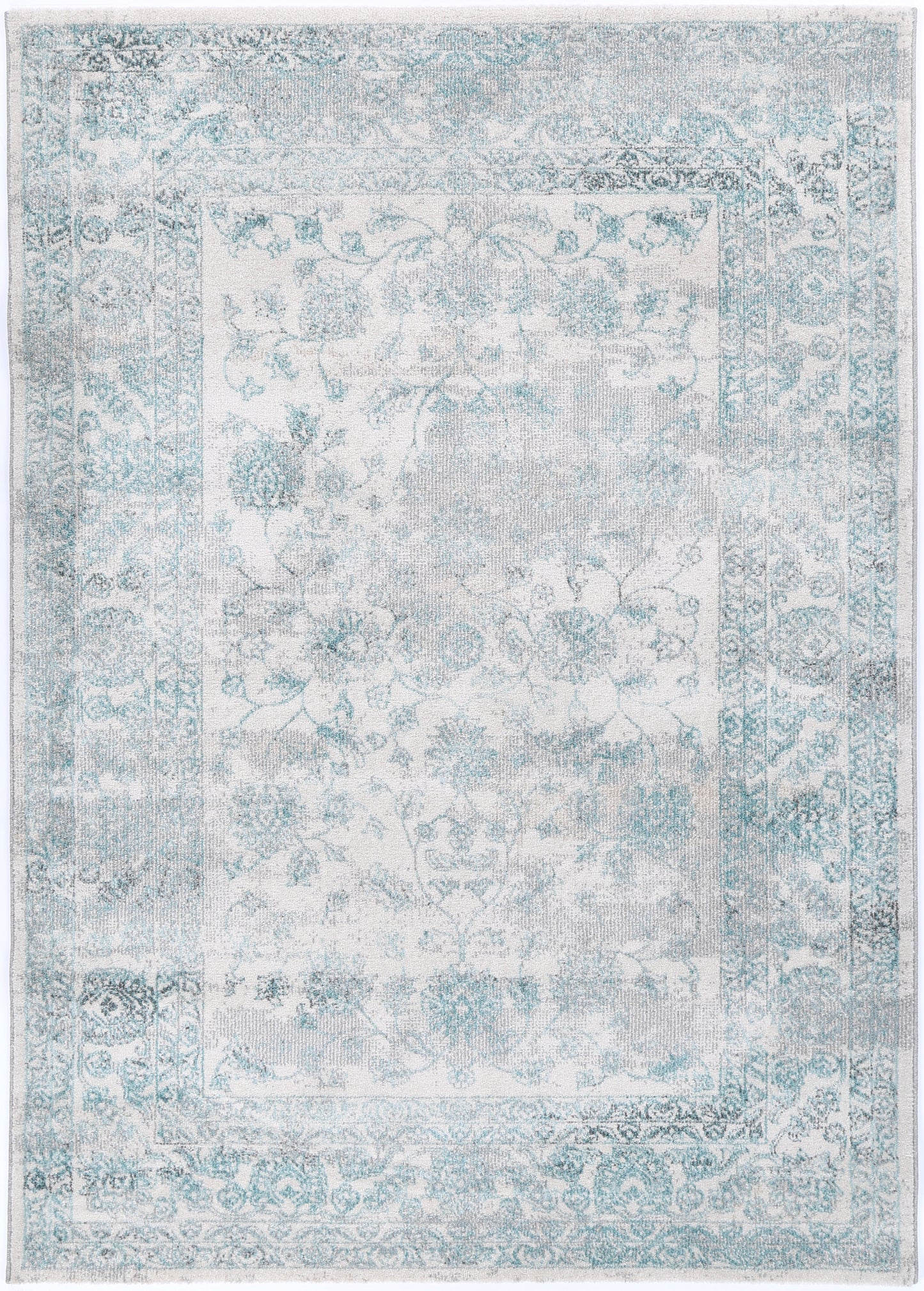 Salsa Peony Ivory & Blue Transitional Rug