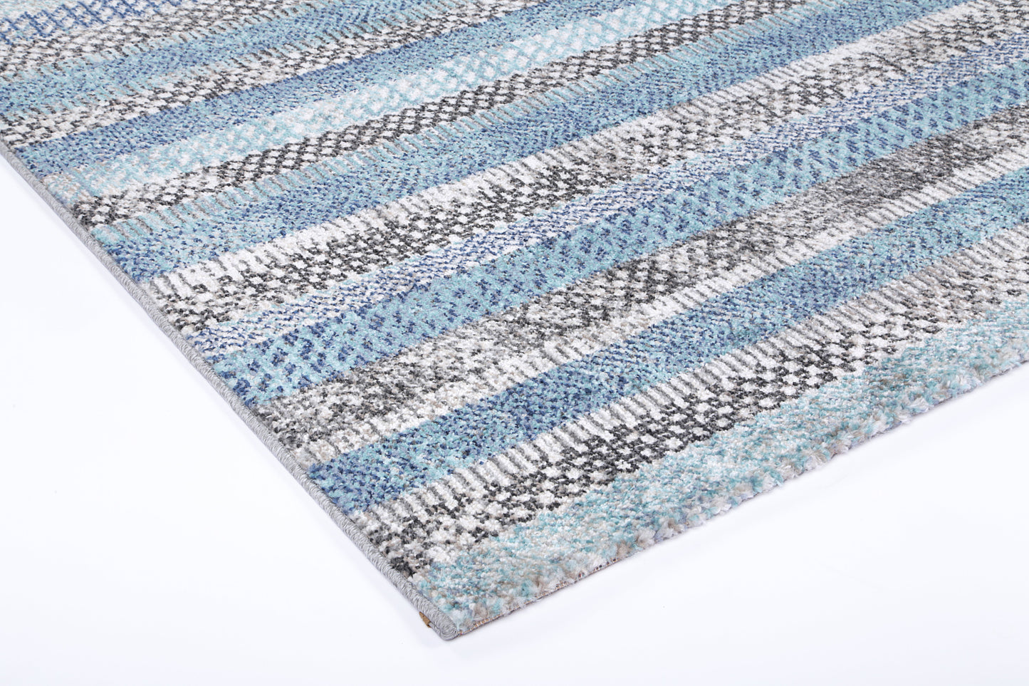 Salsa Luis Blue & Grey Tribal Rug