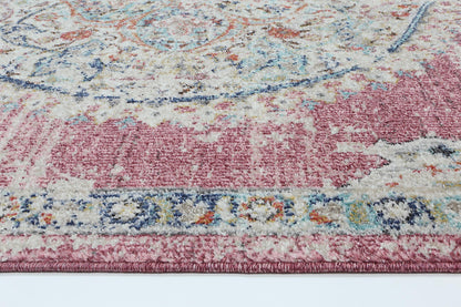 Salsa Hollow Medalion Transitional Blush Rug