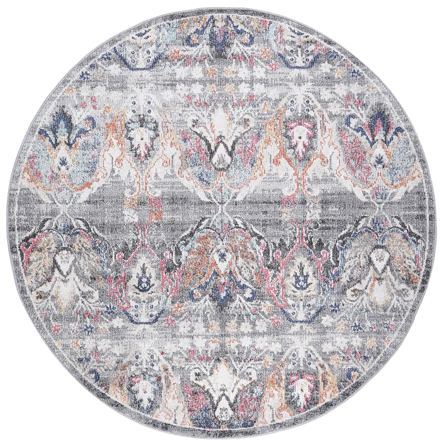 Salsa Lyndurst Transitional Muted Multi Round Rug