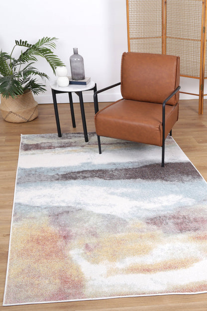 Santa Fe Zia Water Art Multi Rug