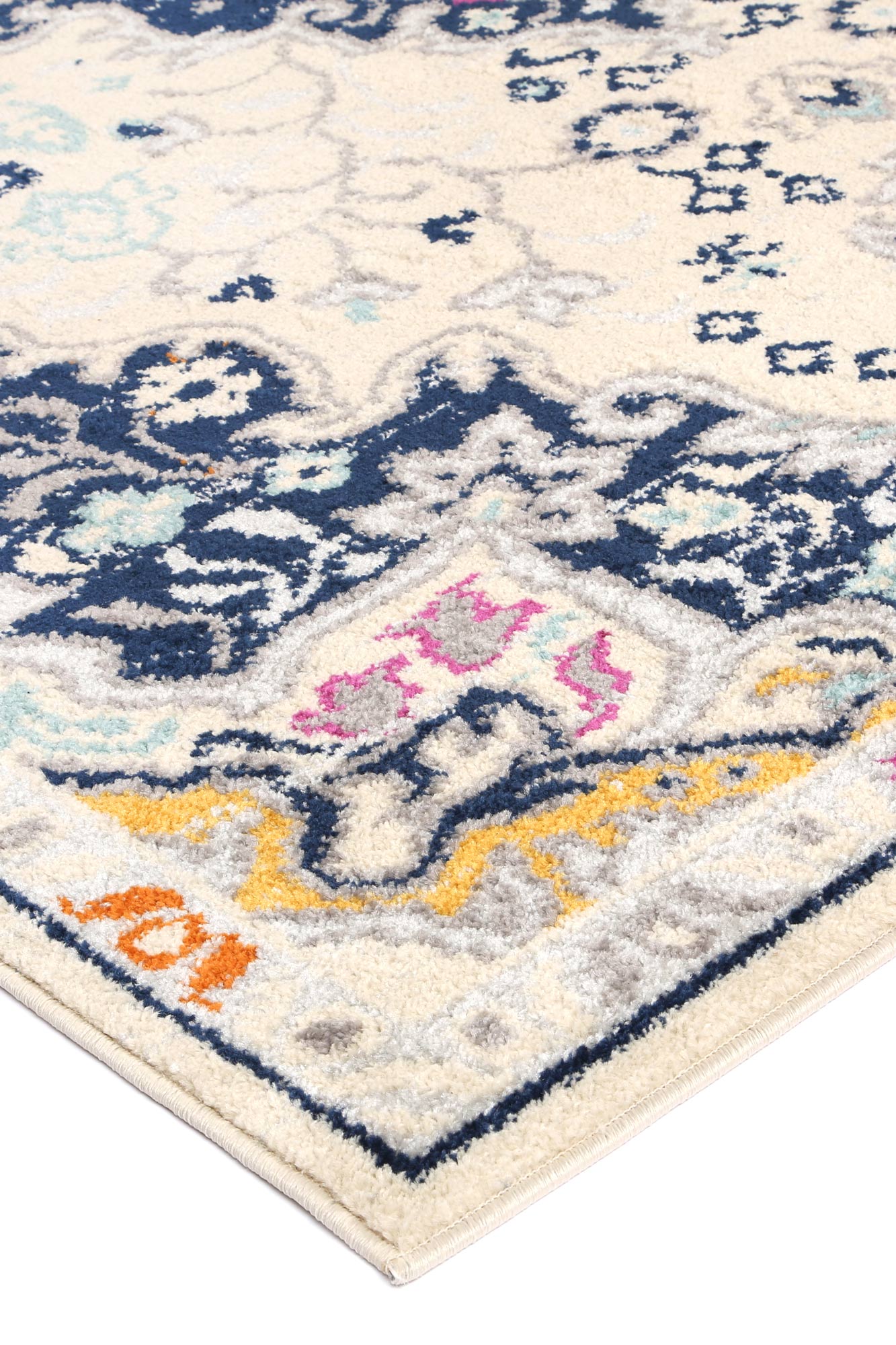 Sicily Acate Ivory & Multi Transitional Rug