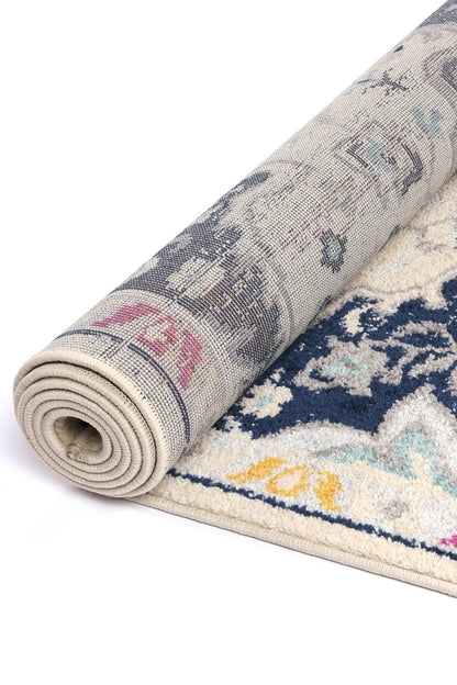 Sicily Acate Ivory & Multi Transitional Rug