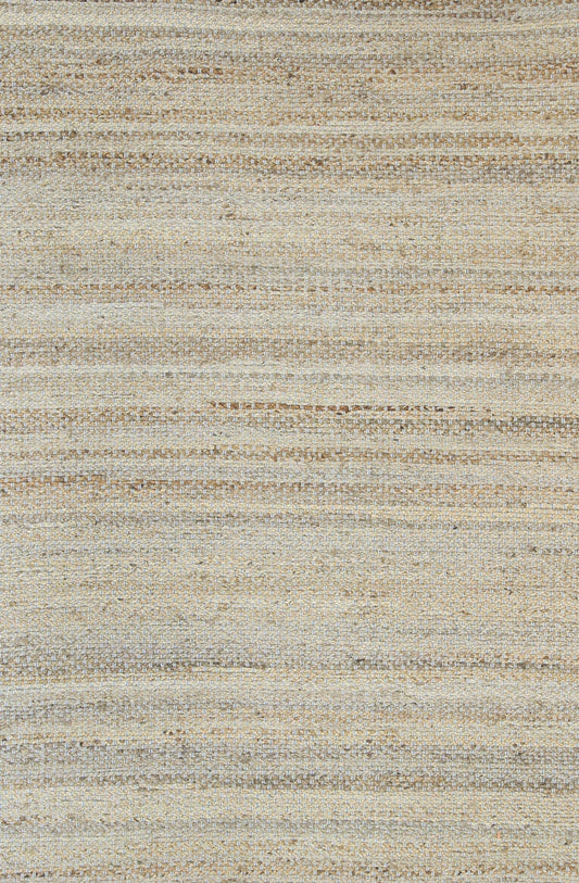 Taj Blue Natural Basket Weave Jute Rug