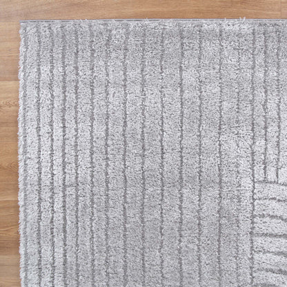 Tender Dior Silver Shag Rug