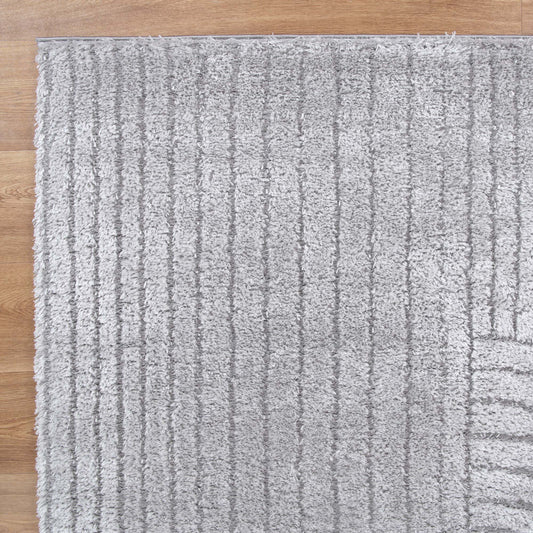 Tender Dior Silver Shag Rug