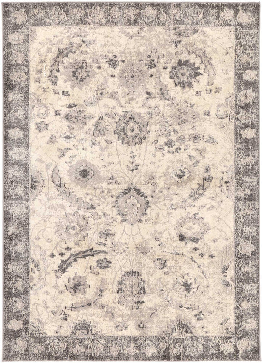 Tulin Warm Cream & Grey Transitional Rug