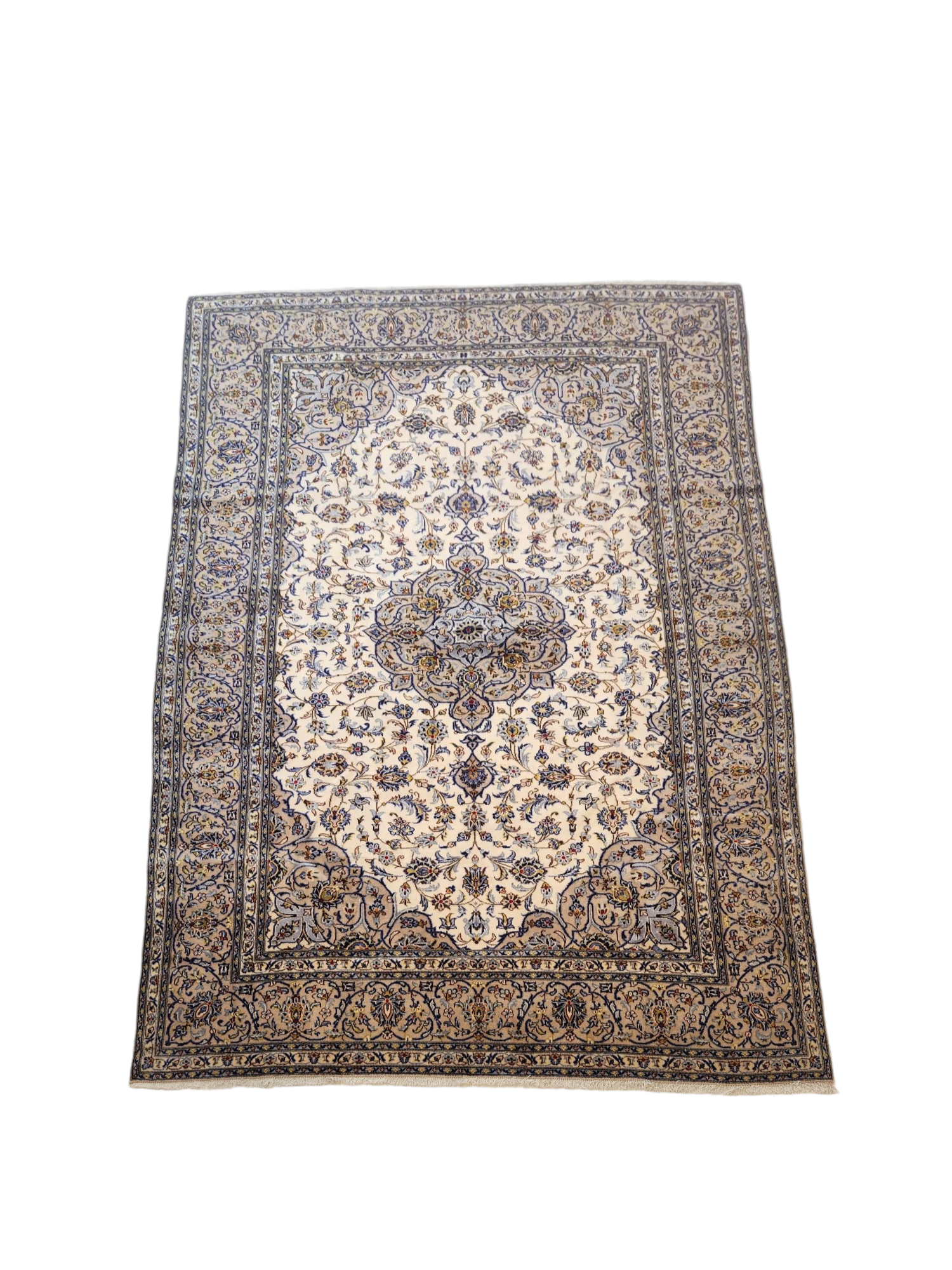 Persian Kashan lamb's wool Rug 3.53x2.41m