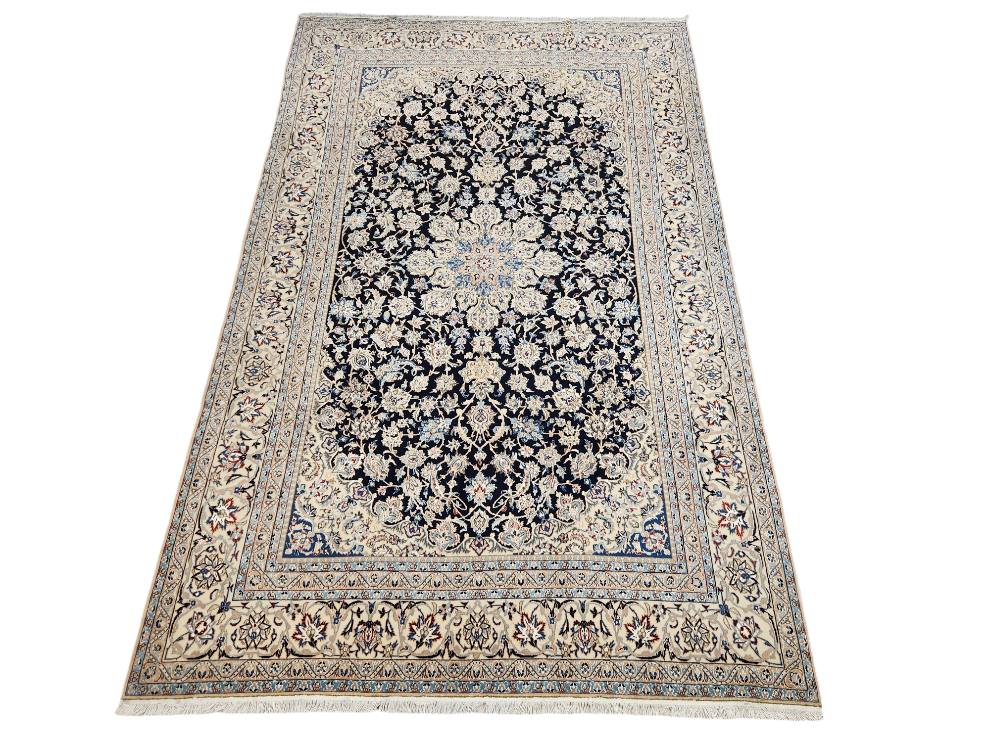 Nain vintage Persian Rug  3.27x2.07m