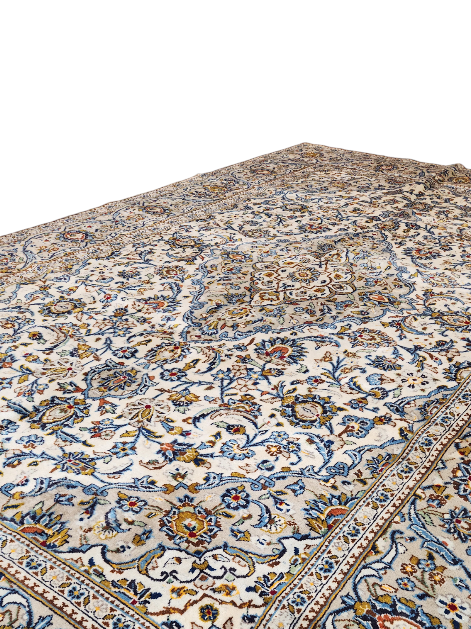 Persian Kashan lamb's wool Rug 3.53x2.41m