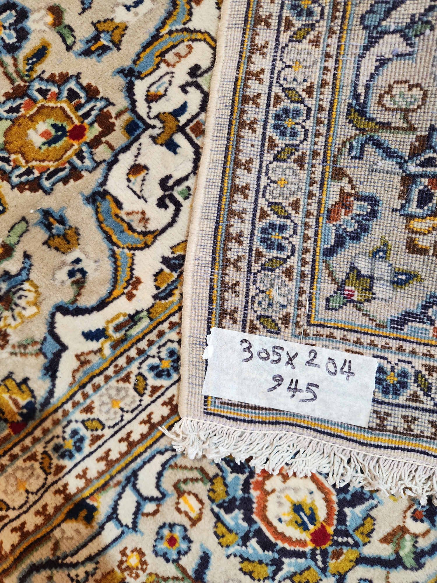 Persian Kashan Rug 3.05x2.04m