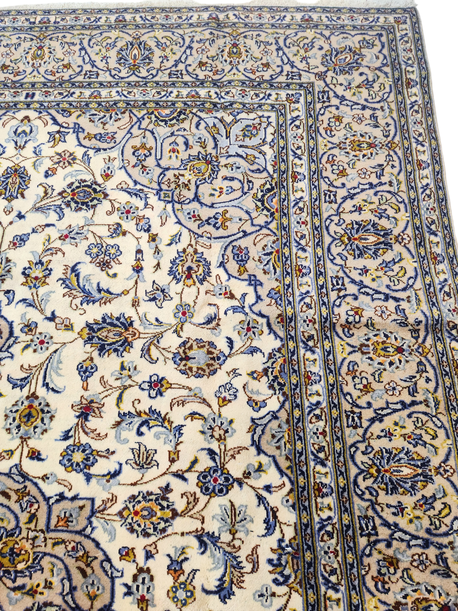 Persian Kashan lamb's wool Rug 3.53x2.41m
