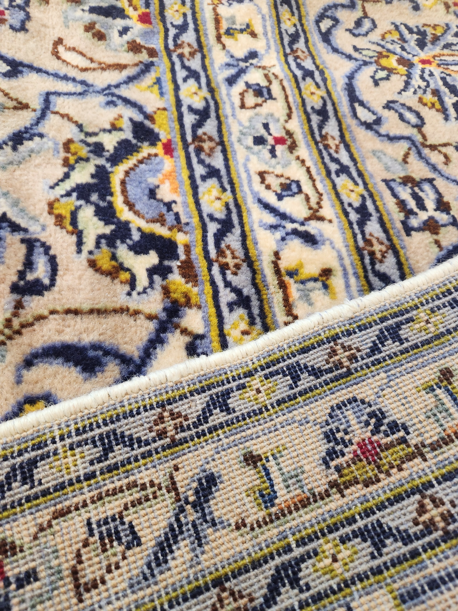 Persian Kashan lamb's wool Rug 3.53x2.41m