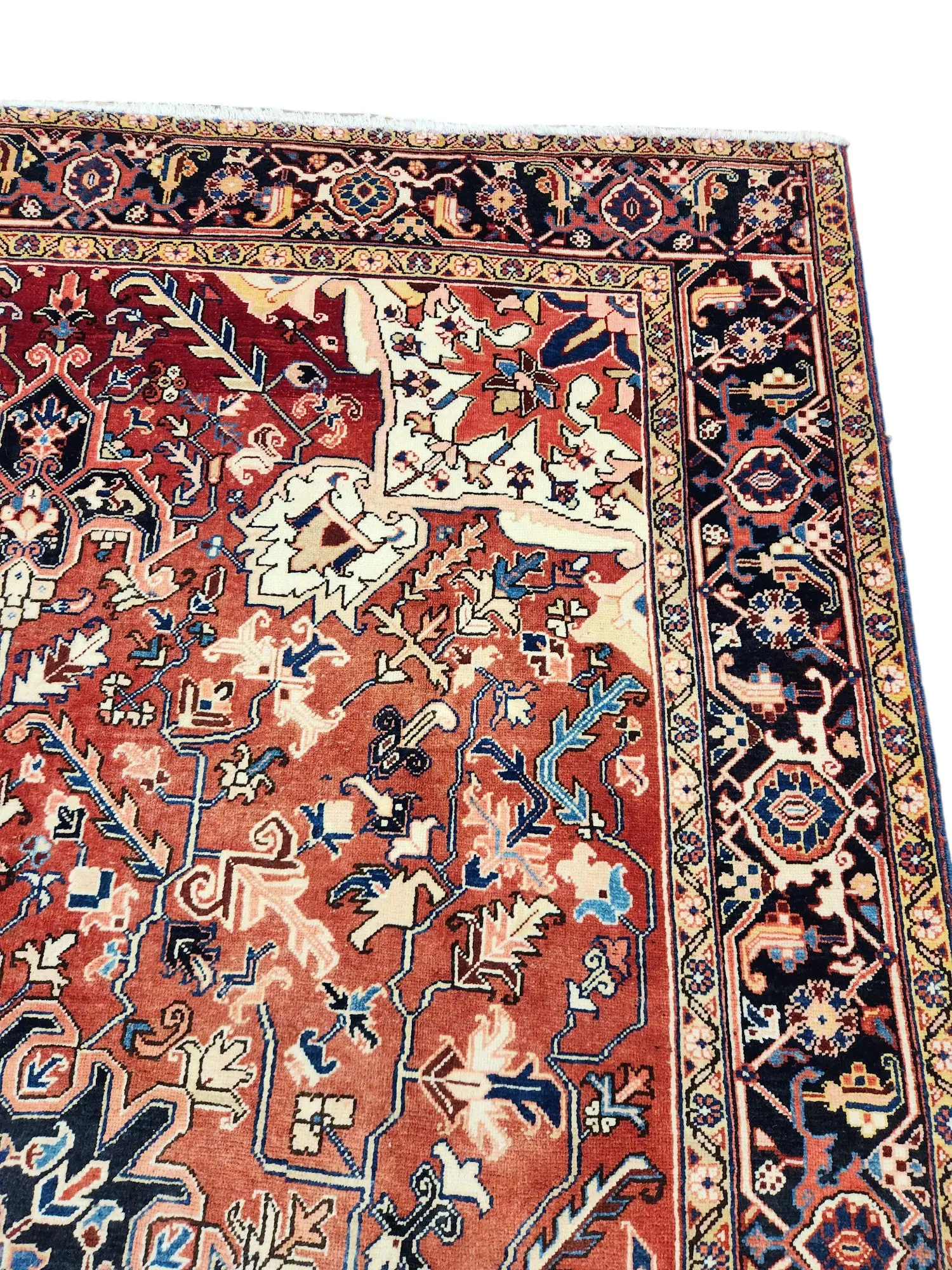 Heriz Vintage Persian Rug 3.37 x 2.37m - image 2