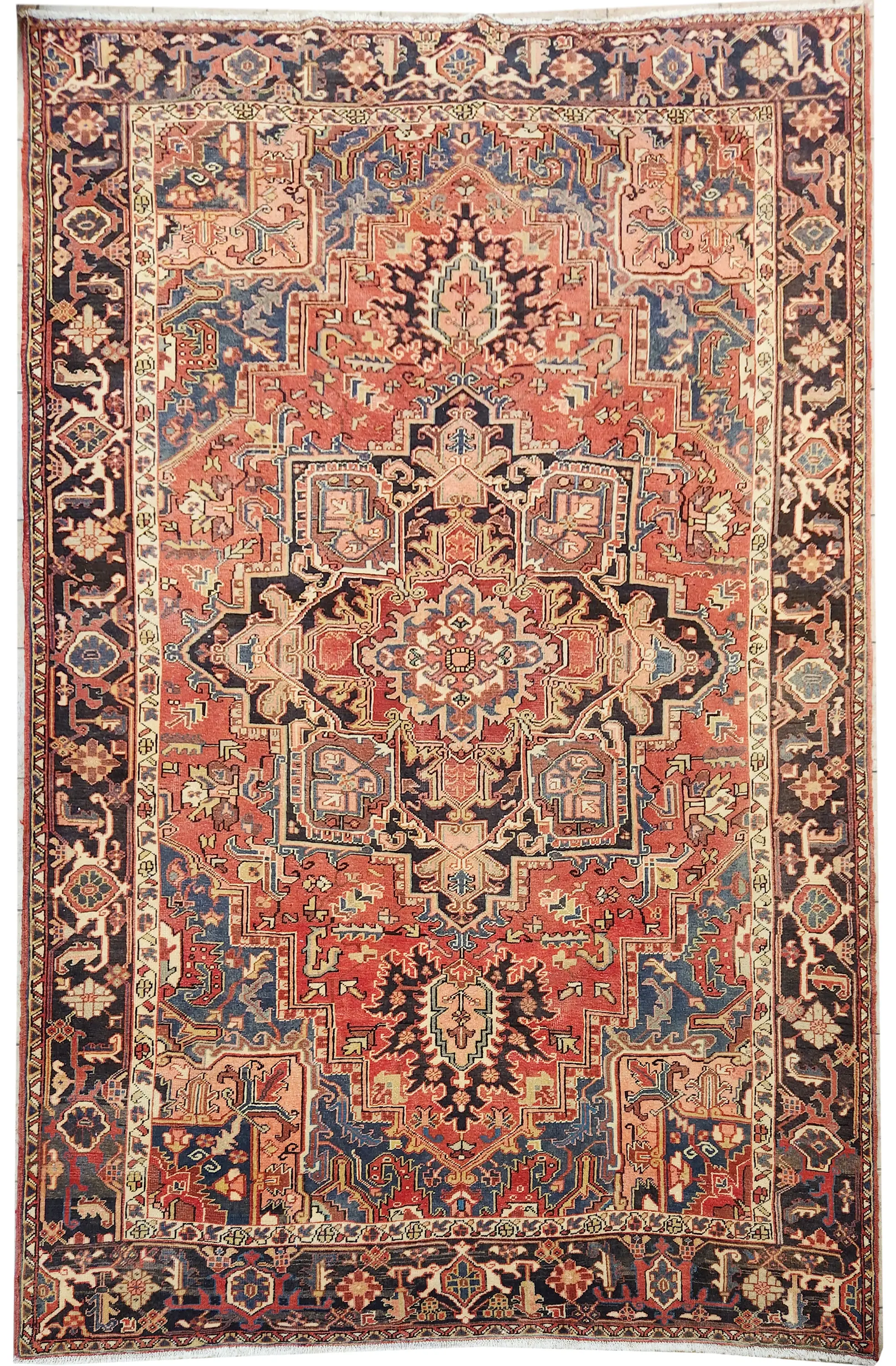 Heriz Vintage Persian Rug 3.45 x 2.40m