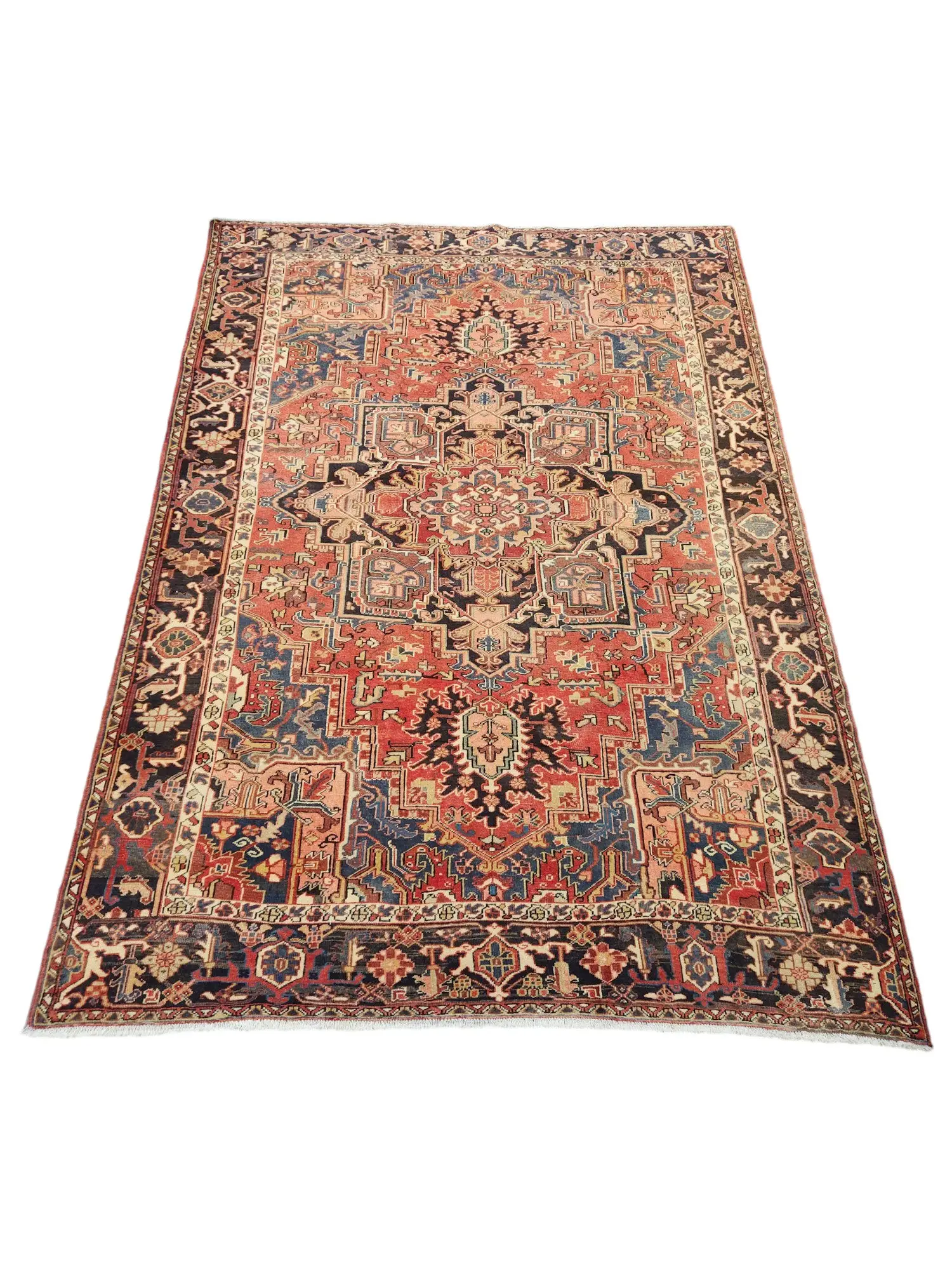 Heriz Vintage Persian Rug 3.45 x 2.40m - image 2