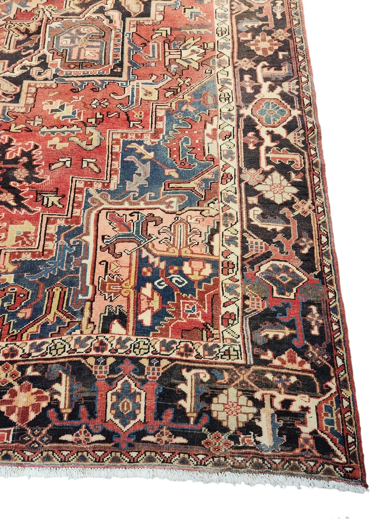 Heriz Vintage Persian Rug 3.45 x 2.40m - image 5
